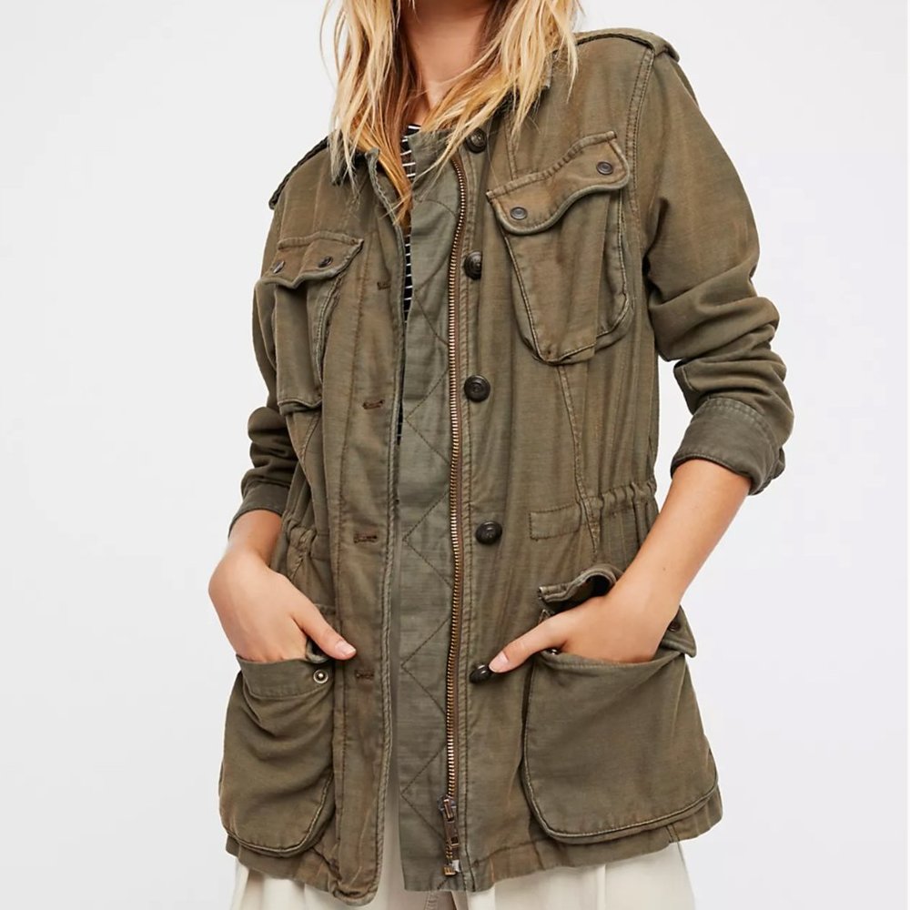 Free People Not Your Brother's Military Jacket